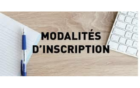 Modalités d'inscriptions 2026-2027